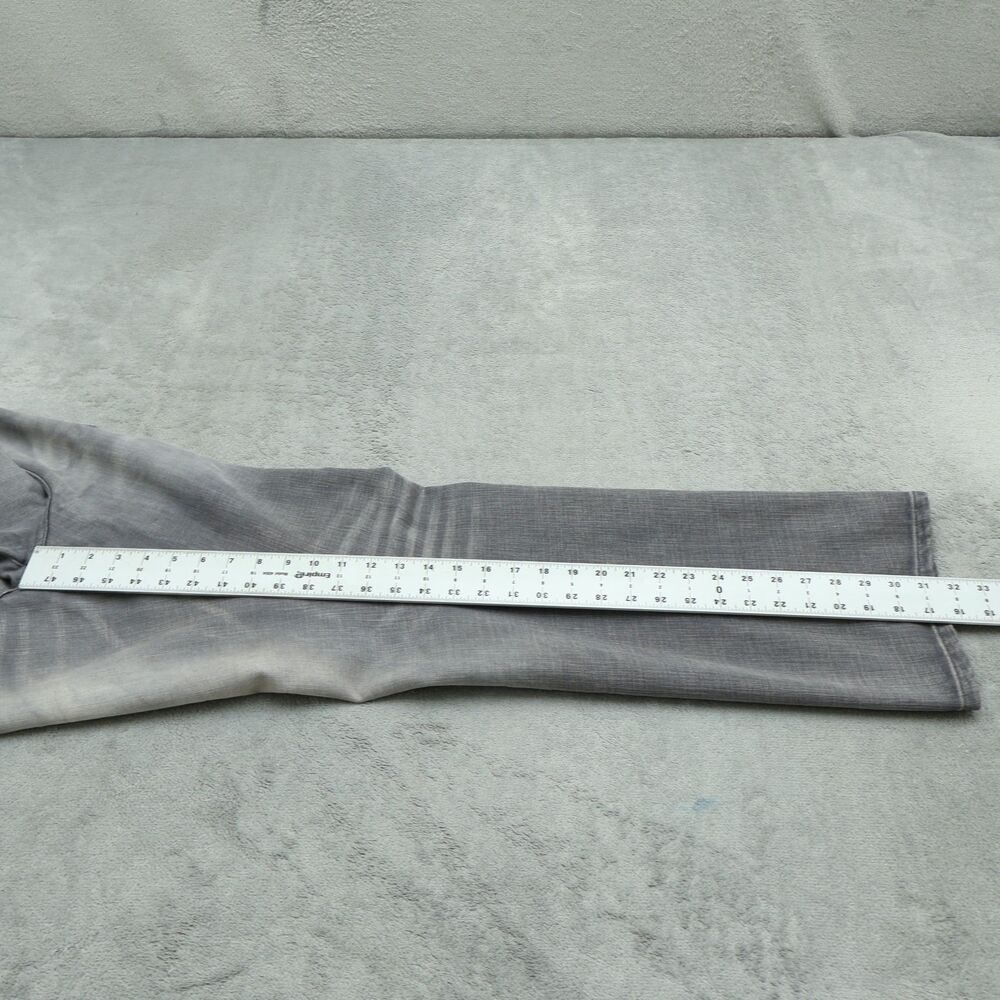 Express Jeans Mens 38x32 Gray Bootcut Kingston Classic Fit Denim Stone Wash - Picture 16 of 16
